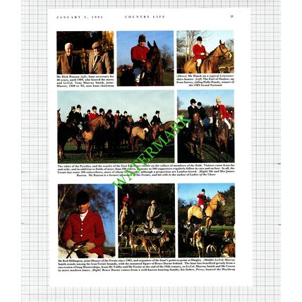 The Fernie Hunt Joe Cowen Alan Hinch Rod Millngton Bruce Durno - 1991 Article