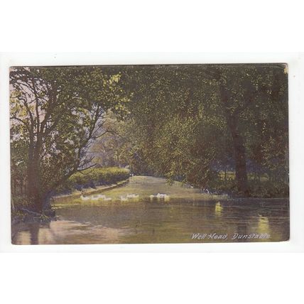 Well Head Dunstable Postcard Bedfordshire Local Publisher Chas Smy