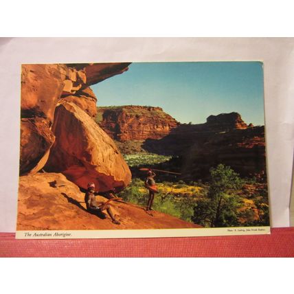 THE AUSTRALIAN ABORIGINE, AUSTRALIA. Unused postcard /