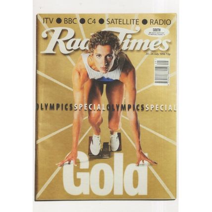 Sally Gunnell BBC Athletics 1996 Olympic Games Radio Times Postcard