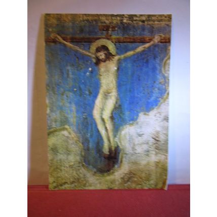 CRUCIFIXION, by M. GIOVANETTI, LA PALAIS DES PAPES, AVIGNON, FRANCE postcard #