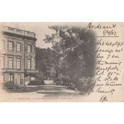 Bordeaux History Museum Antique French 1902 Postcard