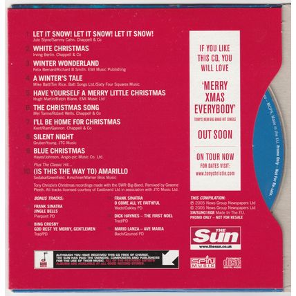 Christmas With Tony Christie. CD. Bonus tracks