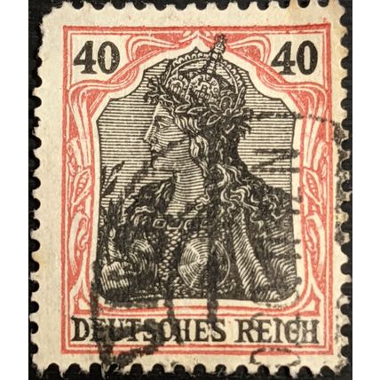 Stamp German Empire SG74 1901 40pfg Germania Used