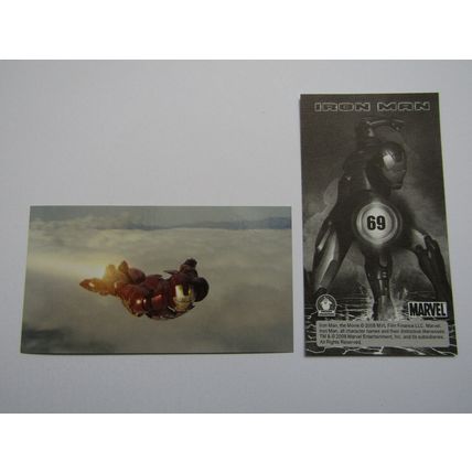 Marvel - Iron Man The Movie 2008 - Preziosi Sticker Drop-down Choice (e18)
