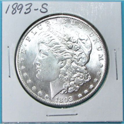 1893-S Morgan Dollar. Replica.