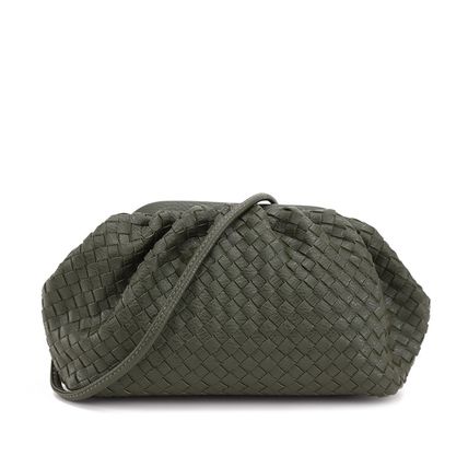 New European And American Fashion Messenger One-Shoulder Woven Mini Bags