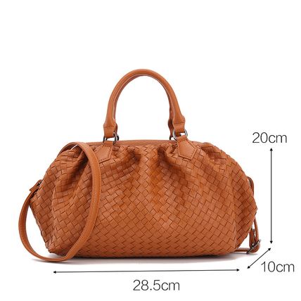 New European And American Fashion Messenger One-Shoulder Woven Mini Bags