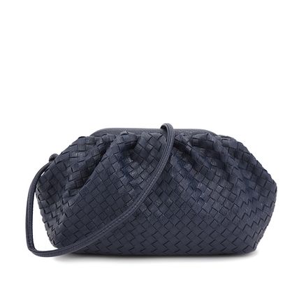 New European And American Fashion Messenger One-Shoulder Woven Mini Bags
