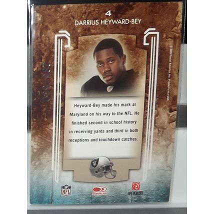 2009 Rookies & Stars DARRIUS HEYWARD-BEY (Raiders) Studio Rookies #4 285/500