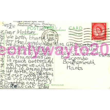 Bexhill on Sea, 5 View Multicard, Sussex,1960, Postcard