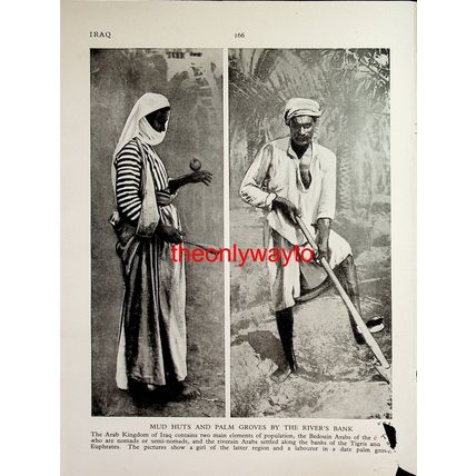 Youthful Gunman In Aden, (Bedouin In Iraq, Reverse), Book Illustration (Print)