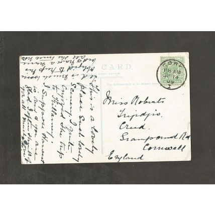 Postcard Ireland Cork Killarney Dinis Cottage 1909