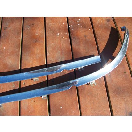1964 FORD GALAXIE CONVERTIBLE FRONT WINDOW BOTTOM TRIM 2 PCS OEM 500 XL
