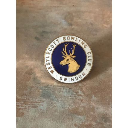 Westlecott bowling club Swindon bowling bowls badge