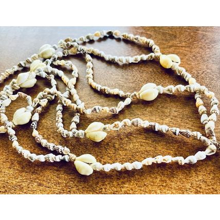 Shells Hanging Seashell plant holder ~43" long Vintage #200