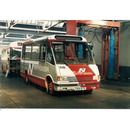 Colour Photograph of Northumbria Motor Services Ltd. - E819 BTN