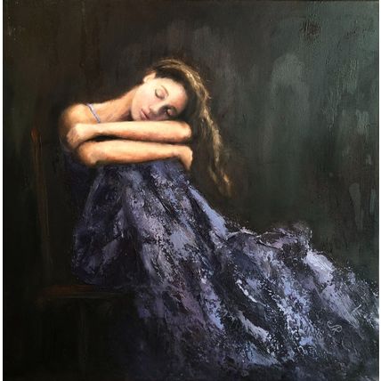 Original Oil Painting Woman Artwork Female Wall Art Figurative Painting