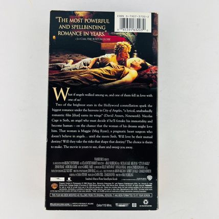 City of Angels VHS Video Nicolas Cage Meg Ryan