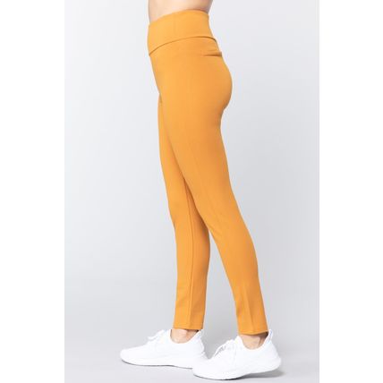 Waist Band Long Ponte Pants