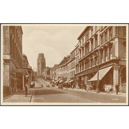 Park Street, Bristol, c.1950s - Valentine's Postcard