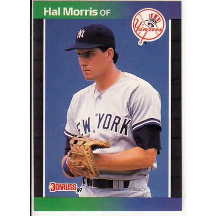 1989 Donruss Hal Morris rookie baseball card #545 – *denotes*
