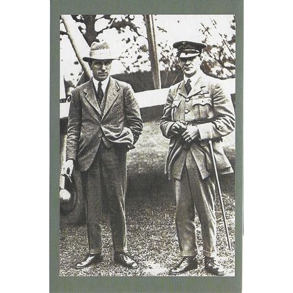 Postcard Alcock & Brown 1st Atlantic Flight Vickers Vimy 1919 - Nostalgia