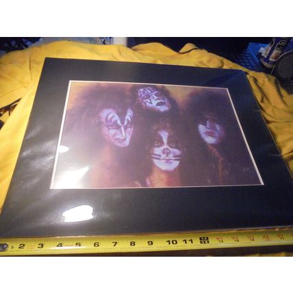 Awesome KISS PAINTED PRINT! $75.00 SHIPPED OBO!! This is in MINT condition!!!!!!