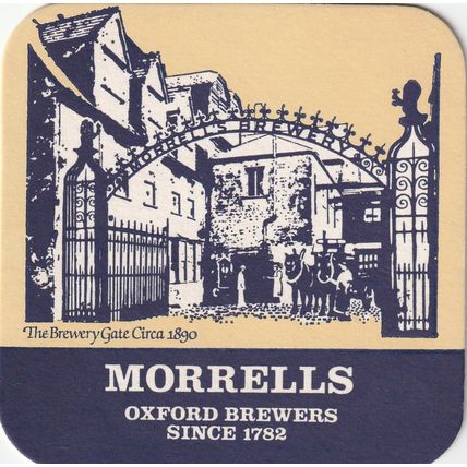 BEER MAT - MORRELLS BREWERY - 1782 GRADUATE - (Cat No 035) - (1987)