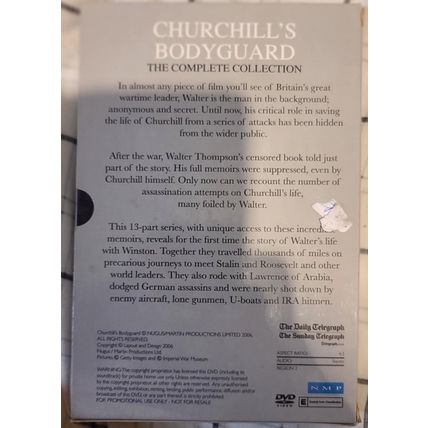 Churchills Bodyguard DVD Promo The Telegraph A Boxset A Complete Collection