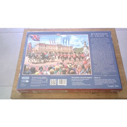 BUCKINGHAM PALACE by Steve Crisp Jigsaw Puzzle (1000 Piece) Gibsons NEW & SEALED