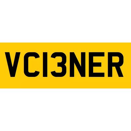 V C13NER private number plates for sale vehicle cleaner valeters no plate