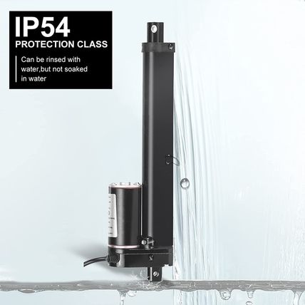 DC HOUSE 1000N High Speed 14Mm/S Black Actuator Motor 4 Inch 4" Stroke Linear Ac