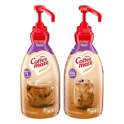 Nestle Coffee Mate Coffee Creamer, Sweetened Original, Concentrated Liquid Pump