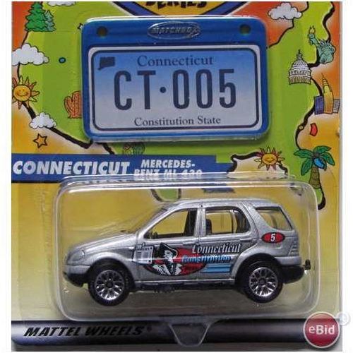 MBAA Matchbox Across America CONNECTICUT MERCEDES-BENZ ML 430 & License Plate