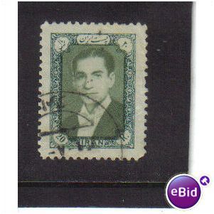 1956 IRAN 20R mohammed riza pahlavi F/U SG 1134