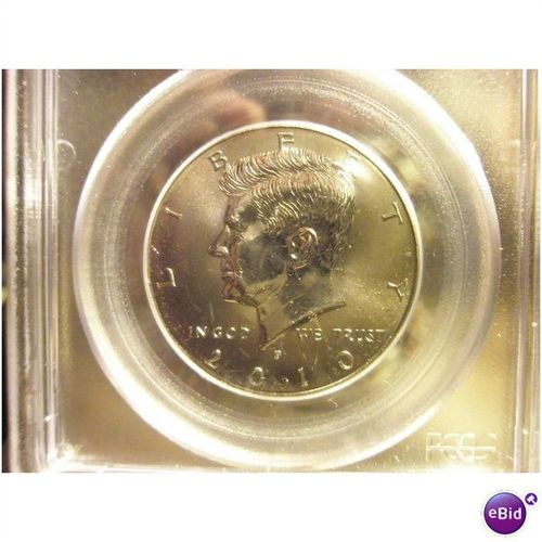 2010 P PCGS MS66 Kennedy Half Dollar (FRE SHIP)