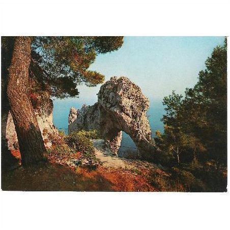 Capri, Italy - Natural Arch - postcard c.1970s