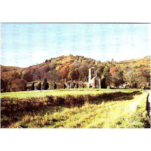 Colour Postcard - Little Malvern Priory Church & Little Malvern Court