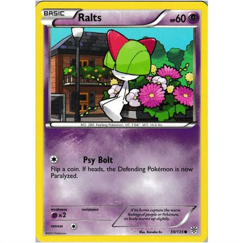 Pokemon Black & White Plasma Storm - #59/135 - Ralts