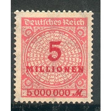 Germany 1923 - SG 319 - 5M rose - unused