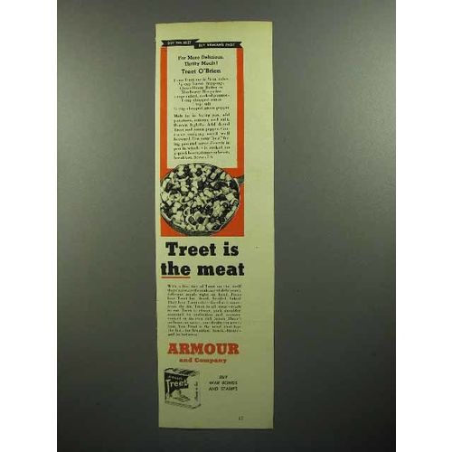 1945 Armour Treet Meat Ad!