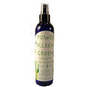 Tanning Bed acrylic Cleaner Power Kleen Green acrylic Safe Cleaner Spray Bottle