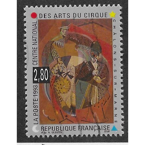 FRA 1993 2.80F 'CIRCUS ARTS' FINE USED (EBID58-023)