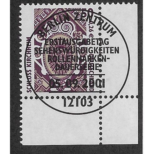 GER 2000 50pf ( €0.26) 'TOURIST SIGHTS' FINE USED (EBID60-528)
