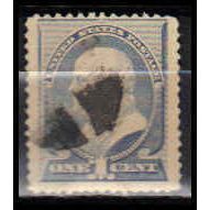 Used 212 1c Benjamin Franklin Barely Clears RA0491