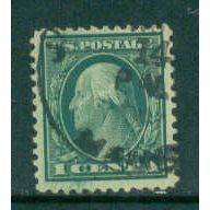 Used 498 1c George Washington Fine Plus A10649