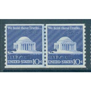 1520 10c Jefferson Memorial Almost Very Fine MNH CLP B0784