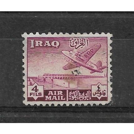Iraq.SG331 4f Vickers Viking"Al Mahfoutha" over Kut Barrage (Purple).FU.Nov21