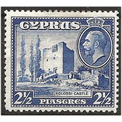 Cyprus 1934 SG138 2 1/2pi Ultramarine Mounted Mint ..